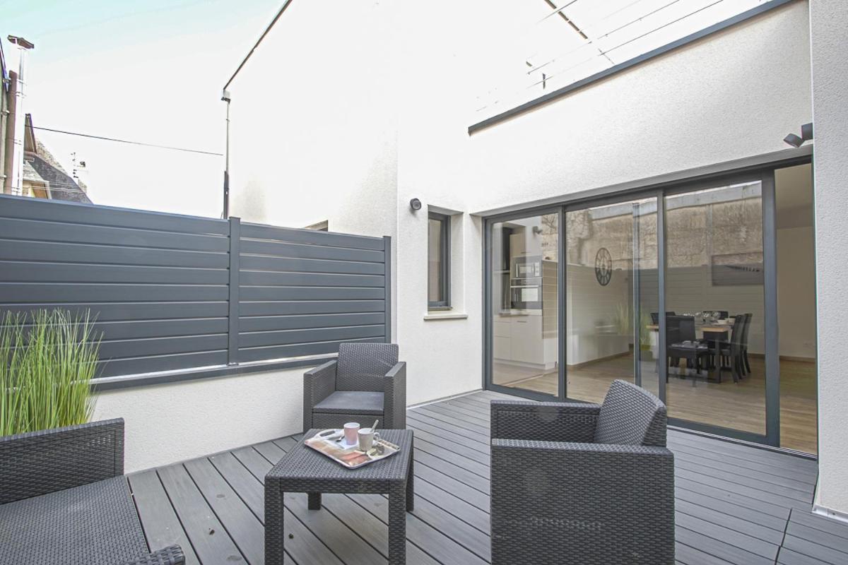 Quijote, Maison Moderne Avec Terrasse A Caen Kültér fotó