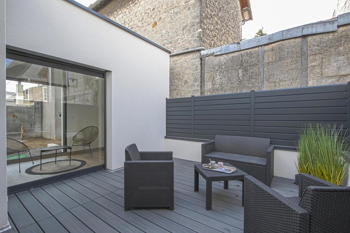 Quijote, Maison Moderne Avec Terrasse A Caen Kültér fotó